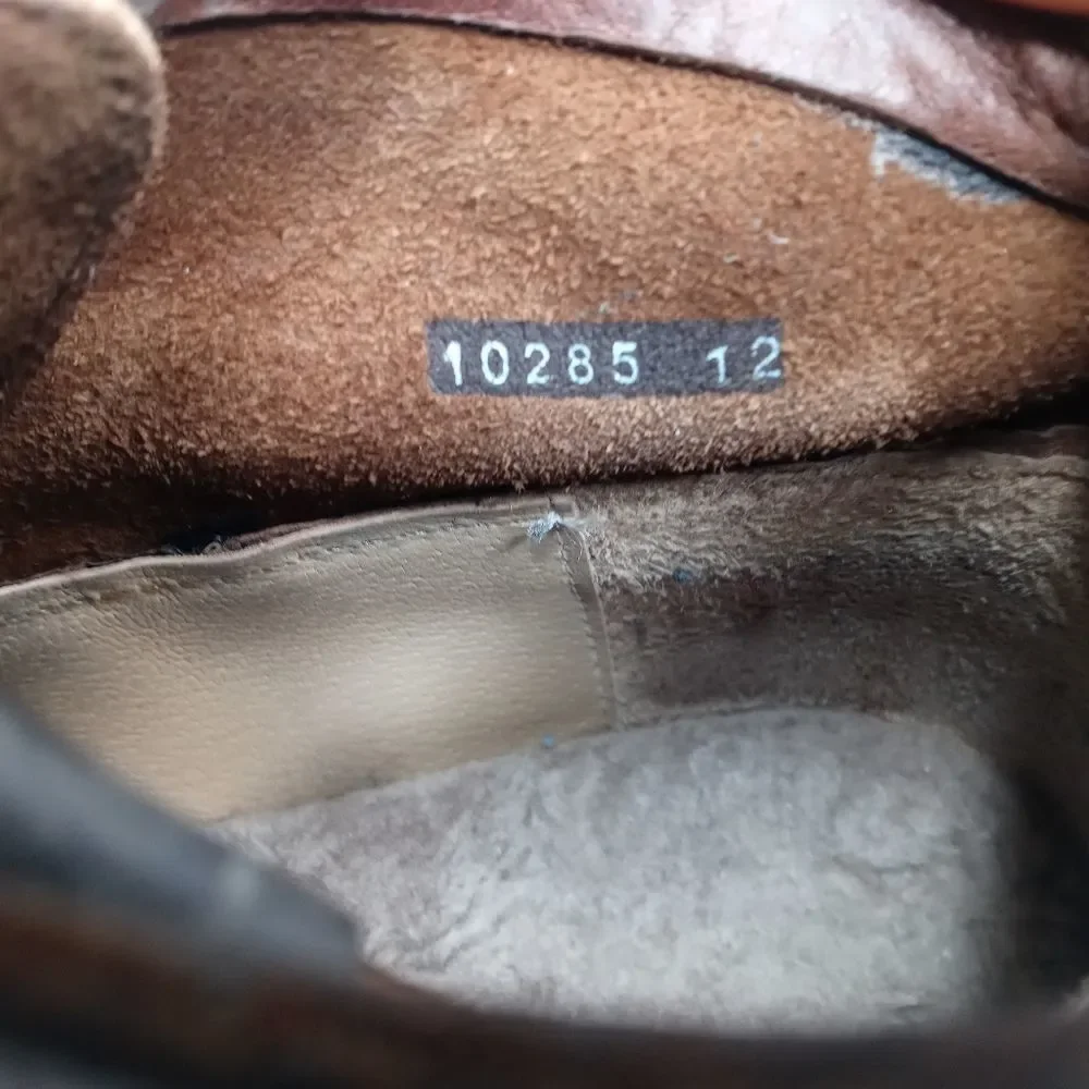 Frye Warren Duckboot Boots in black and brown Size 8.